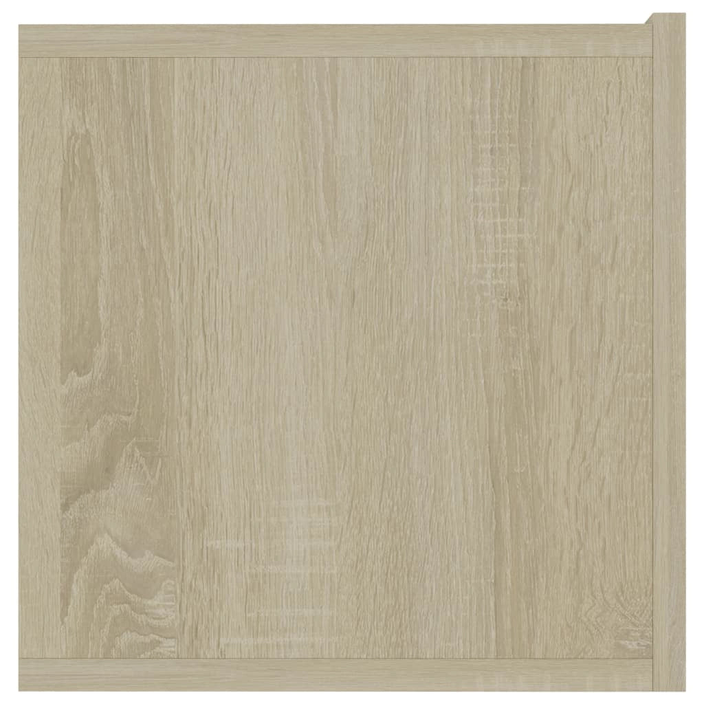 Mobile TV multimediale mensola TV credenza TV sala da pranzo soggiorno camera da letto rovere Sonoma 120 x 30 x 30 cm legno ingegnerizzato rovere Sonoma 02_0027460
