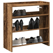 vidaXL Scarpiera Legno Antico 60x25x62 cm in Legno Multistrato