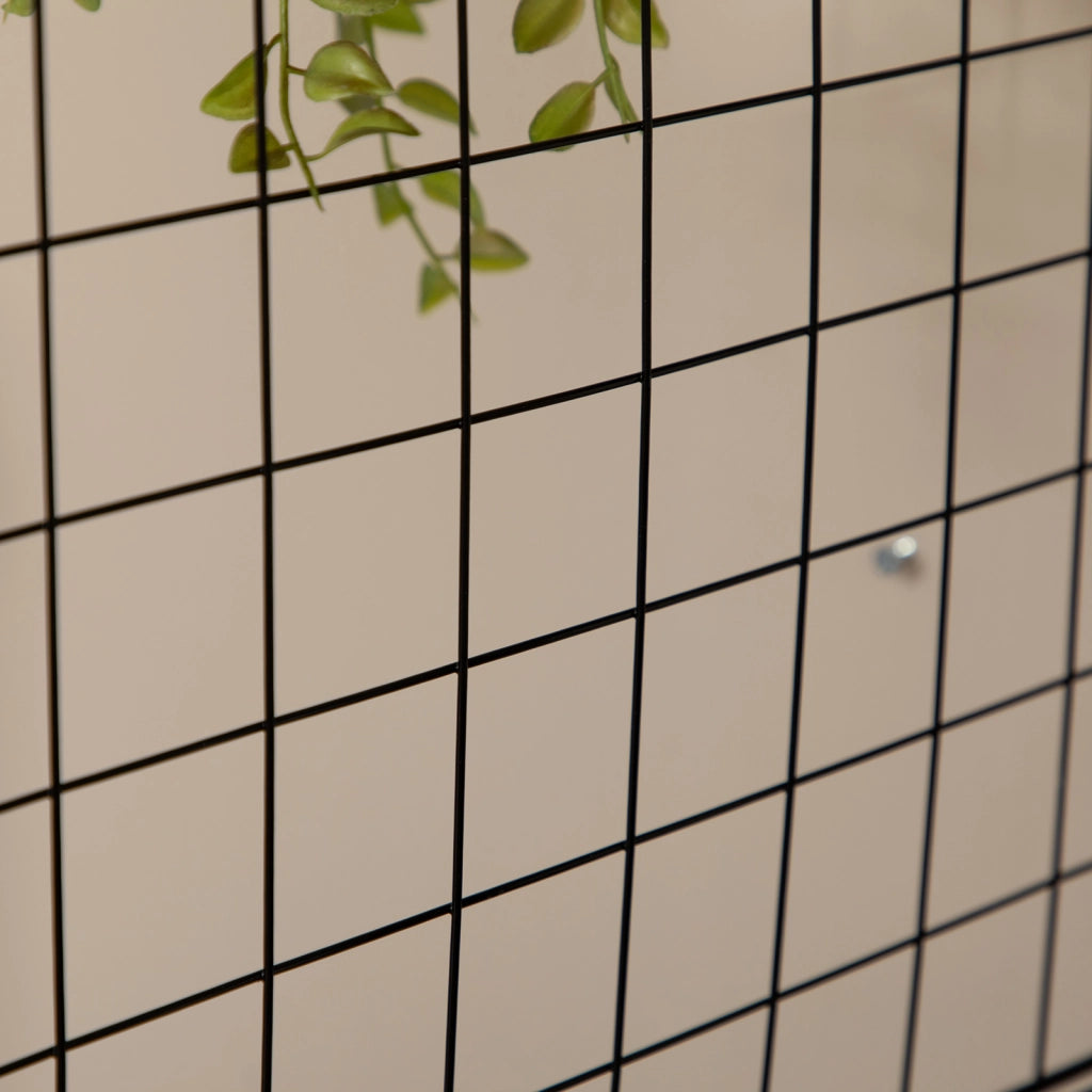 Scaffale modulare a cubi in metallo nero, 6 moduli, 35x35x35 cm, multiuso per casa e ufficio