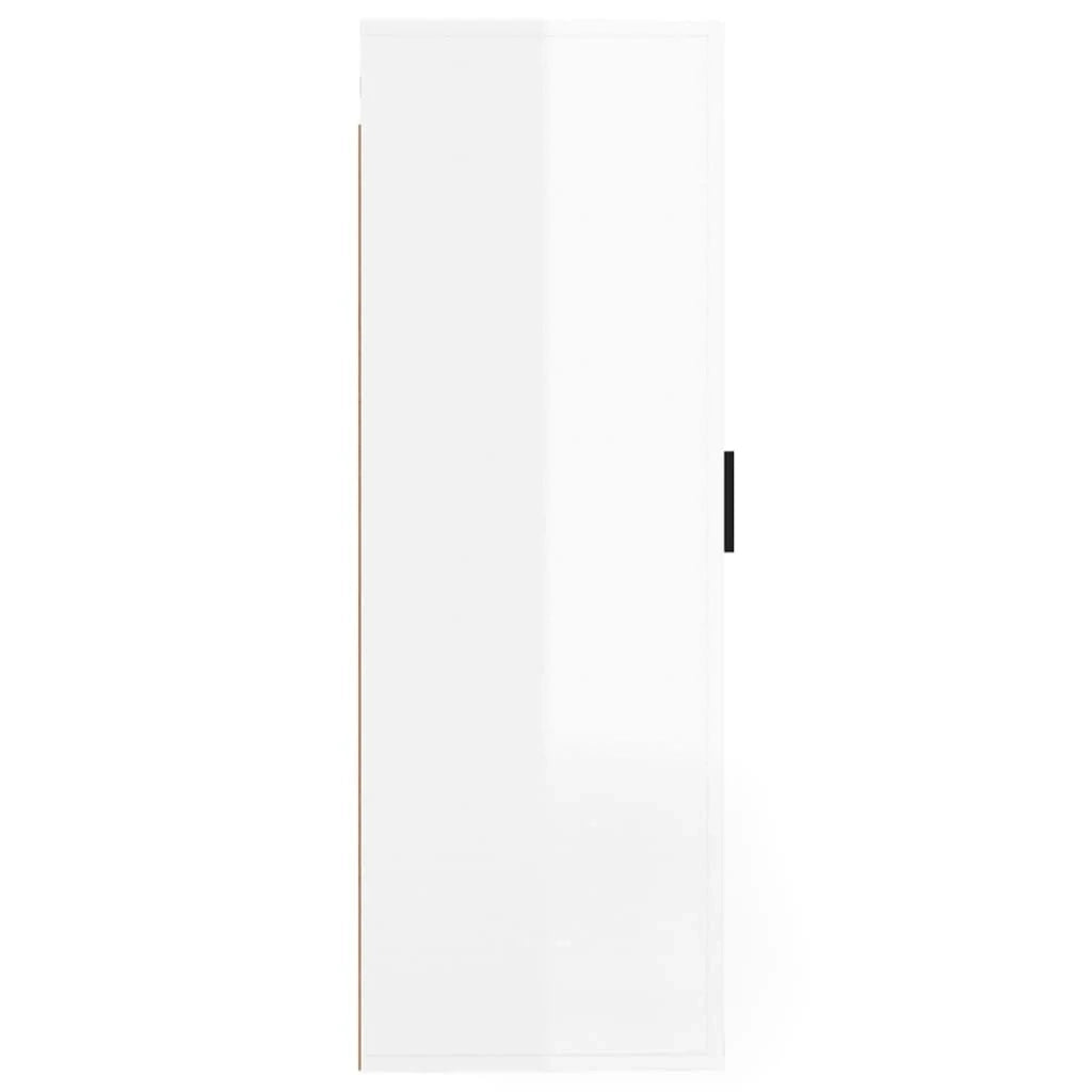 Mobile TV multimediale scaffale TV credenza mobile TV sala da pranzo soggiorno camera da letto da parete lucido 40 x 34,5 x 100 cm bianco 02_0028087
