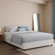 Letto Matrimoniale Apel, Letto Matrimoniale Materasso Incluso Made in Italy, Bianco