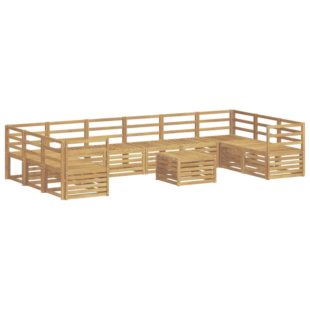 Set di divani da esterno 11 pcs Bianco 59 x 59 x 37 cm 3392604