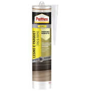 Pattex Sigillante Acrilico Legno e Parquet Rovere Scuro Verniciabile Cartuccia 280 ml