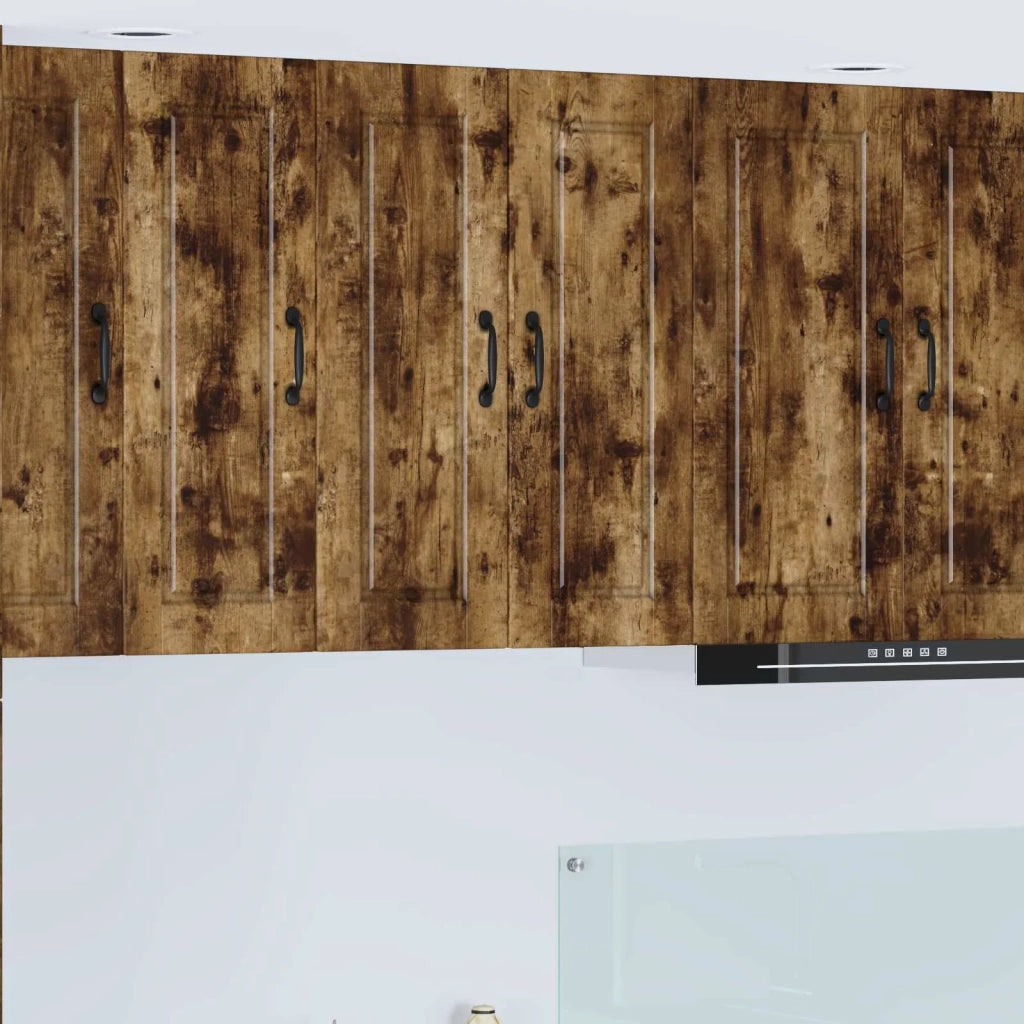 Pannello lavastoviglie 2 pcs Rovere fumé 30 x 31 x 80 cm 885366