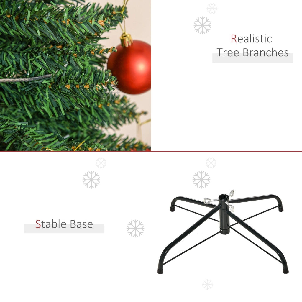 Albero di Natale Artificiale 210 cm 499 Rami Verde