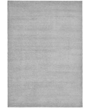 Tappeto FEEL GRIGIO cm.120x170 tinta unita moderno, pelo morbido resistente e lavabile in lavatrice