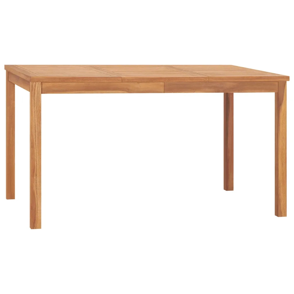 Set da Pranzo per Giardino 5 pz in Legno Massello di Teak 3157195