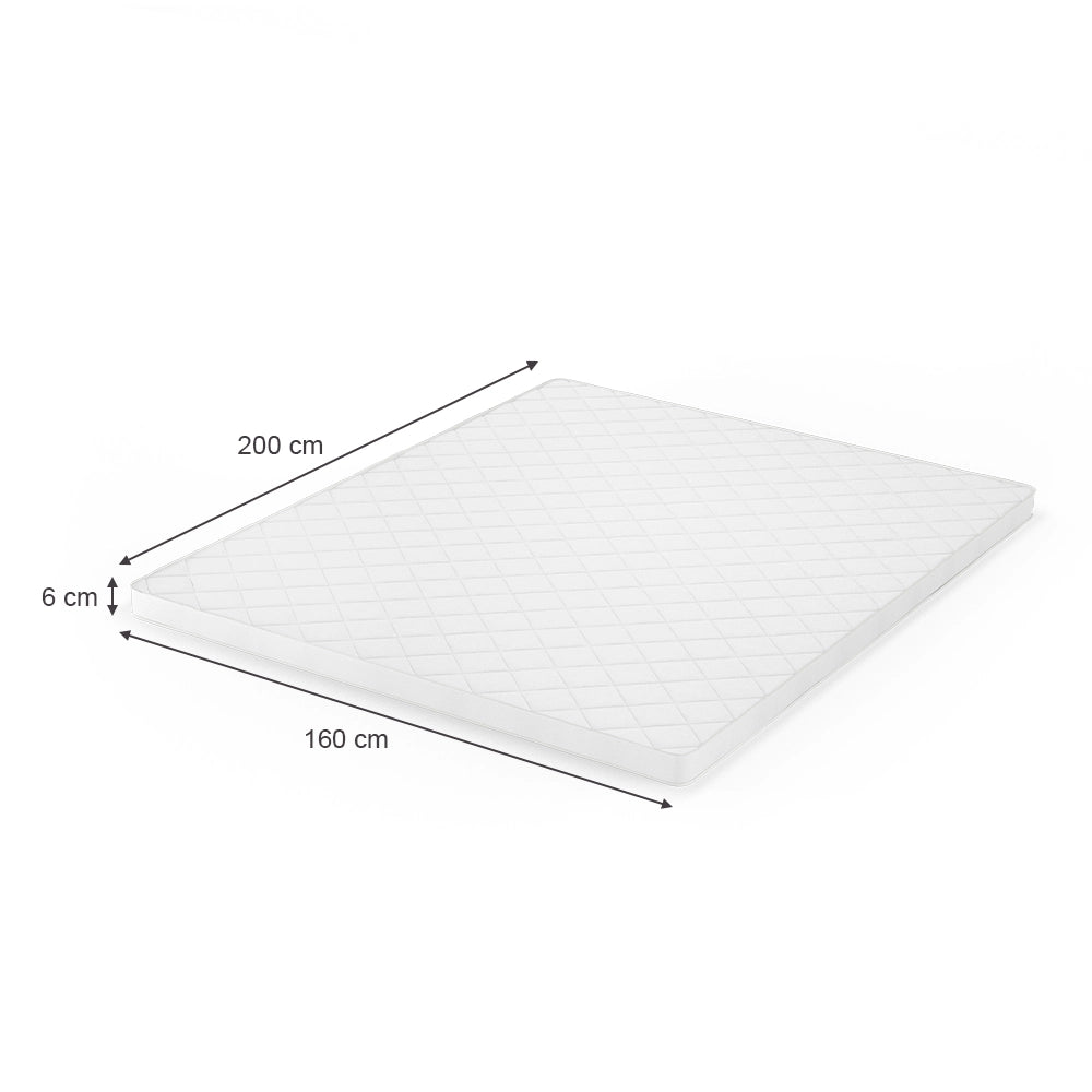 Vitalispa Сoprimaterasso Bianco 160 x 200 cm Lavabile, traspirante