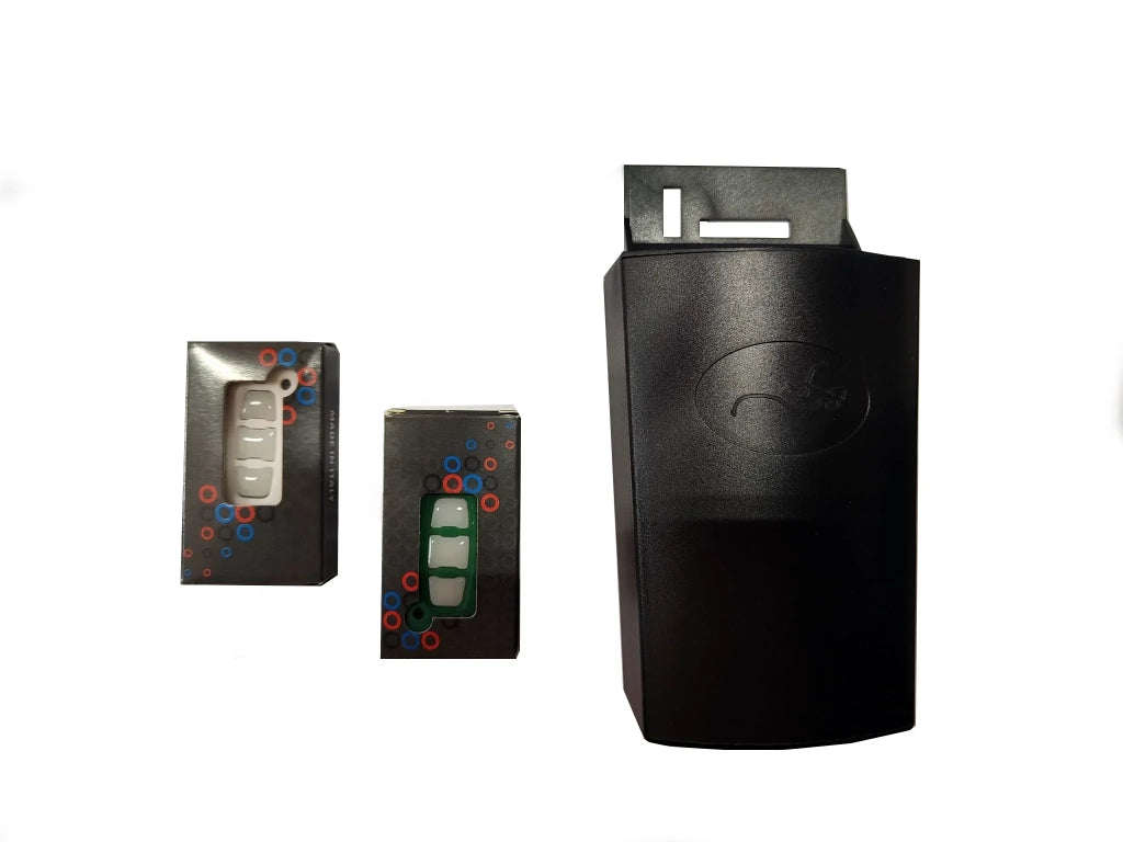 KIT RICEVENTE RICEVITORE 2 CANALI PER CANCELLI AUTOMATICI 12-24 VAC CON RADIOCOMANDI