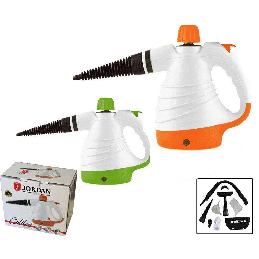 Trade Shop - Pulitore A Vapore Elettrico Portatile Multiuso 1050 Watt 400ml 105°c Accessori -