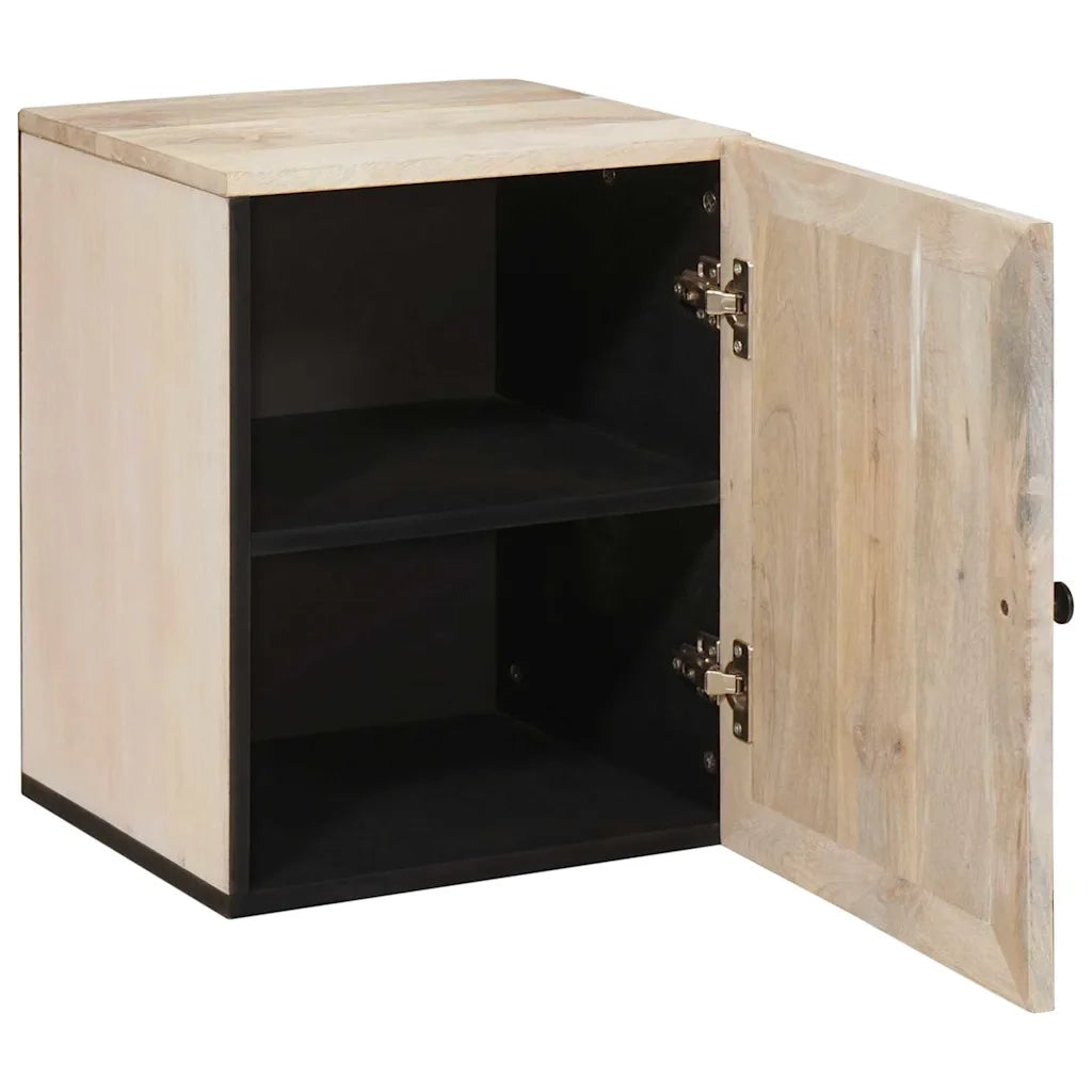 vidaXL Mobile da Bagno Bianco 38 x 33.5 x 160 cm Legno Massiccio Mango