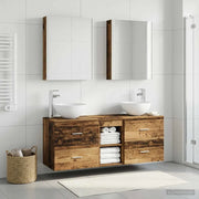 Set di mobili per il bagno 5 pcs Legno antico 3406733
