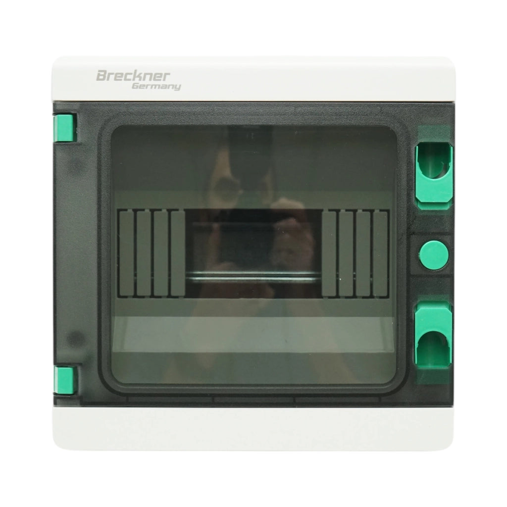 Pannello portafusibili applicato PT 1 fila, 8 moduli IP65 Breckner Germany