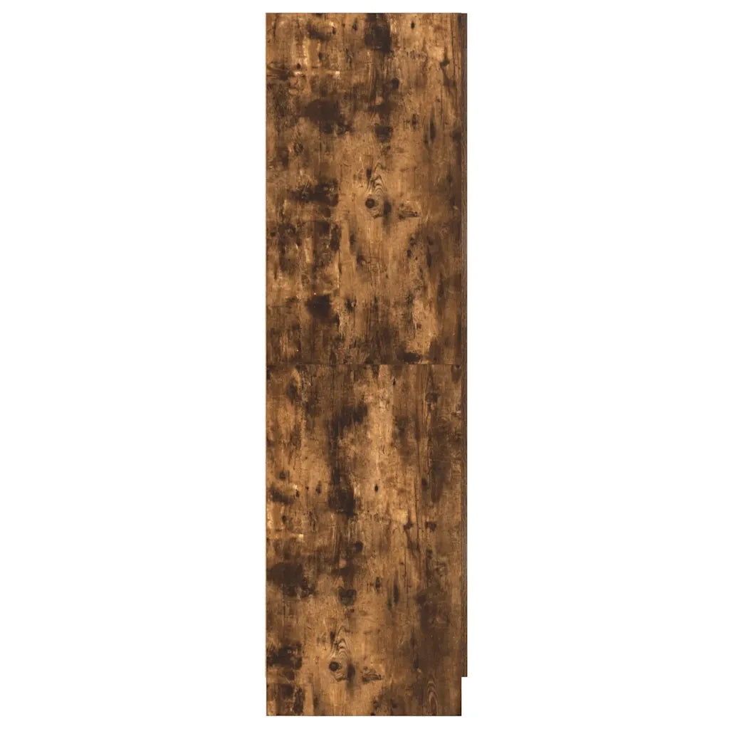 Armadio Rovere Fumo 82,5x51,5x180 cm in Legno Multistrato 826638