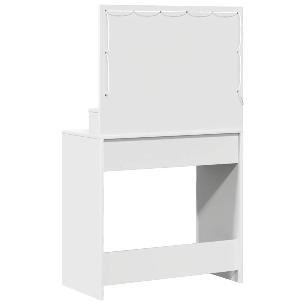 Tavolo da Trucco Bianco 79 x 41 x 135 cm Legno multistrato 865082