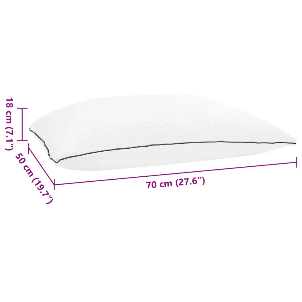 Cuscino Shread Bianco 70 x 50 x 18 cm Schiuma Memory CFW2267655