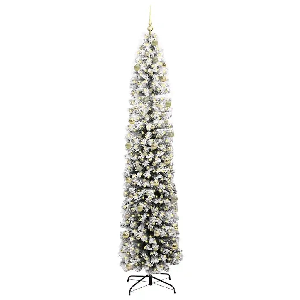 Albero di Natale artificiale con 300 LED Verde 240 cm 3395048