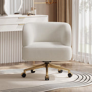 Sedia girevole design moderno - Xylo - L71¡ÁP60¡ÁH71 cm - Beige - 5 rotelle, rotazione 360¡ã