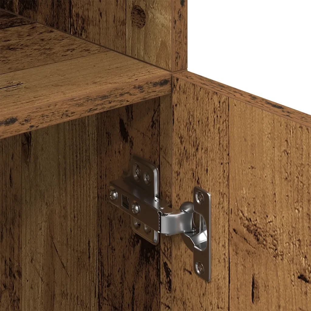Armadietto Cucina Legno Antico 57x41,5x131,5 cm in Truciolato