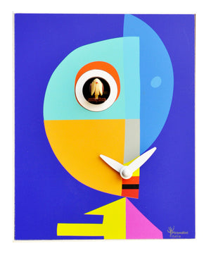 Orologio a Cucù da Parete 16,5x20x10cm Pirondini Italia D'Apres Klee