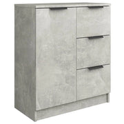 Buffet credenza cassettiera armadio mobile contenitore organizer per cucina soggiorno salotto 60 x 30 x 70 cm legno ingegnerizzato grigio 02_0031956