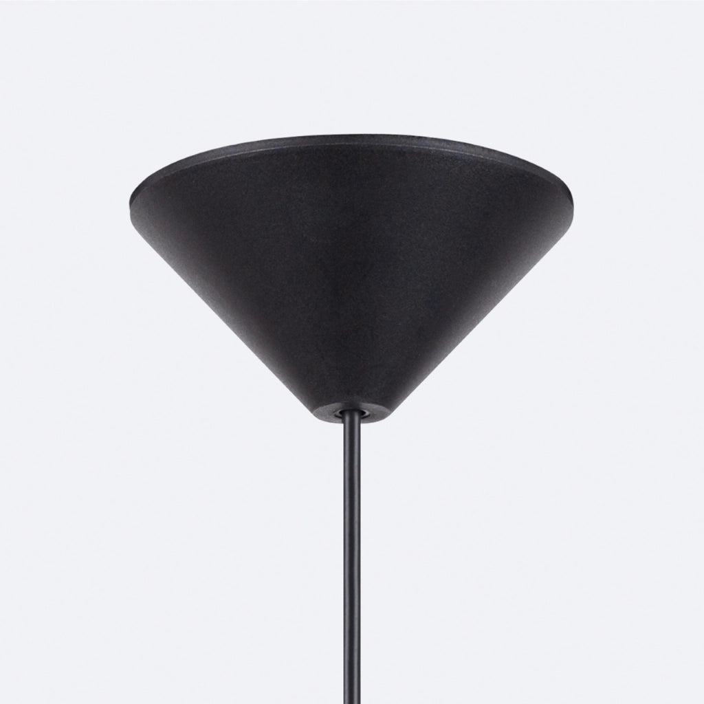 Lampada a sospensione nera ROSELA 1xE27 15W PureLume