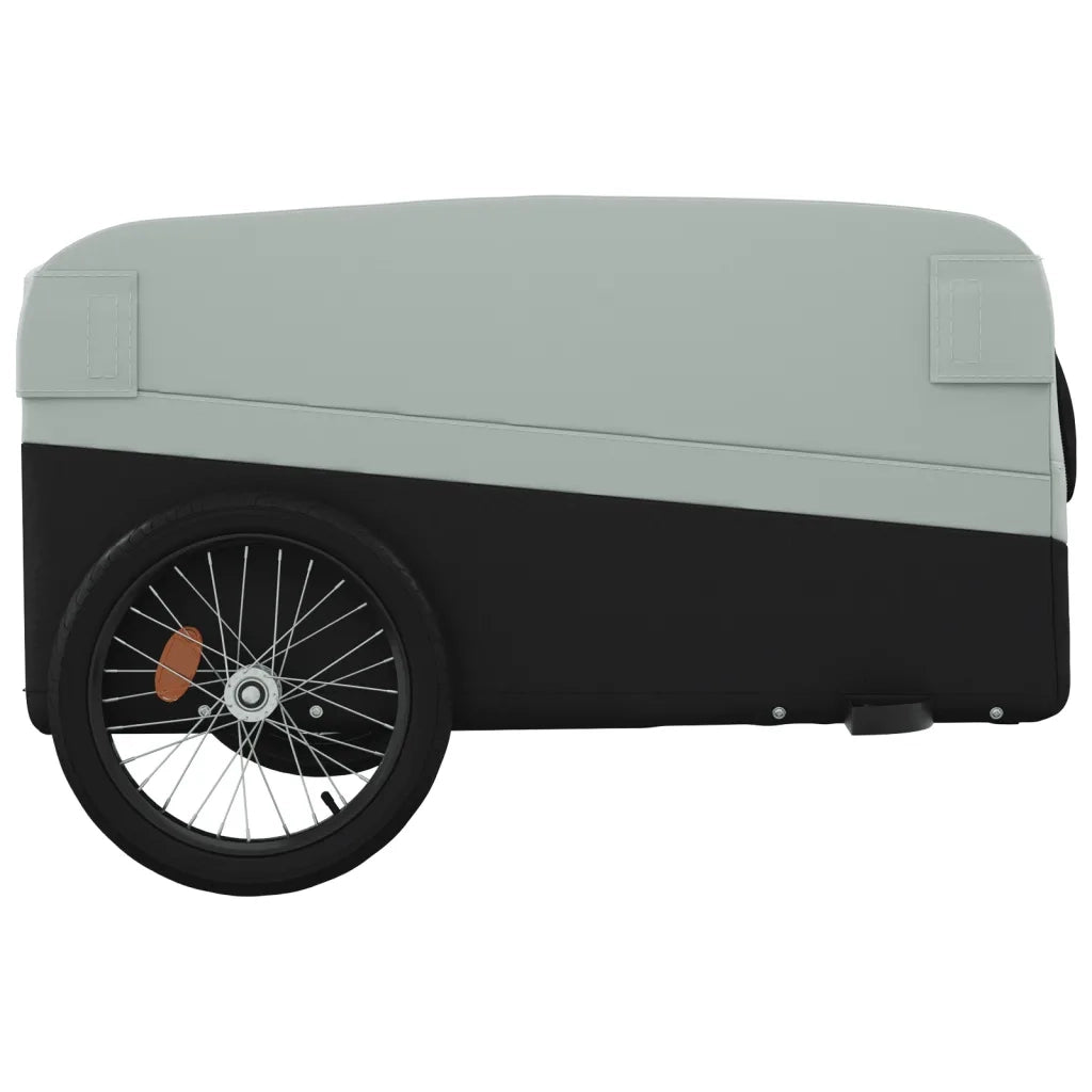 Rimorchio da Bici Nero e Grigio 45 kg in Ferro CFW5269884