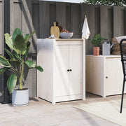 Ante da Cucina da Esterno MEPPEL Bianche 50x9x82 cm Legno Massello di Pino 832359