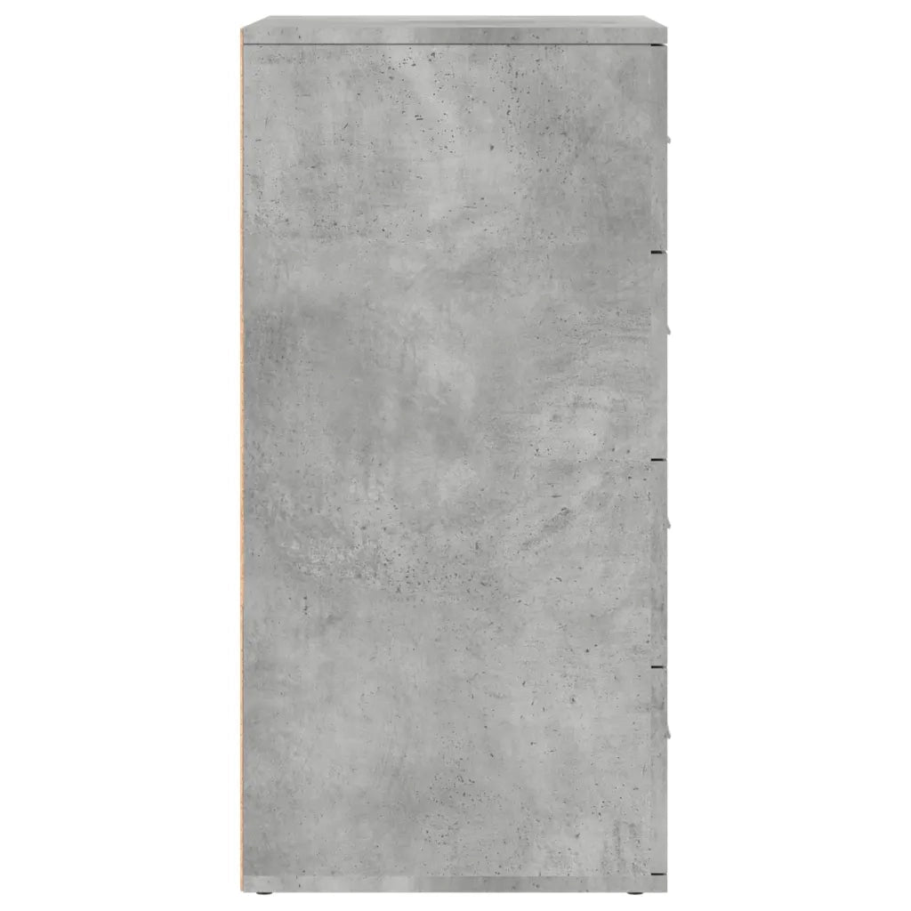 Credenze 3 pz | Madia | Buffet da pranzo | Armadio da pranzo Grigio Cemento in Legno Multistrato