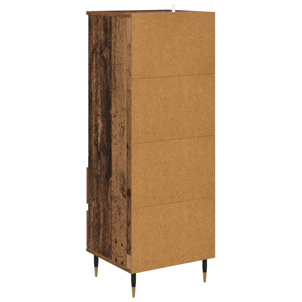 Credenza-Buffet-Armadio da cucina Legno vecchio 40 x 36 x 110 cm Legno multistrato 722453