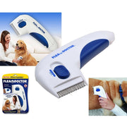 Trade Shop - Pettine Spazzola Elettrica Perfetto Per Pelo Gatto Cane Antipulci Batterie -