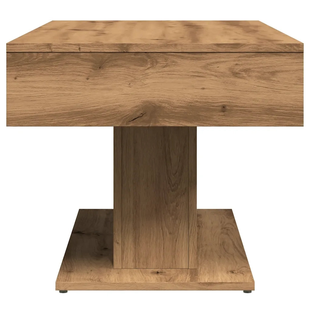 Tavolino da caffè Rovere Artigianale 96x50x45 cm in Legno Multistrato 856547