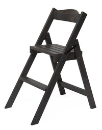 Sedia Scala Pieghevole 51x41xh75 cm in Legno Faggio Massello Grigio Scuro