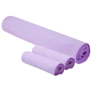 Set di Asciugamani Sportivi 3 pz | Teli per bagno Viola Poliestere e poliammide