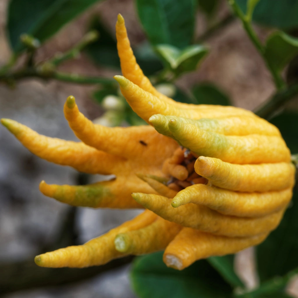 Gardenaria Mano di Buddha - Citrus medica var. sarcodactylus - Pianta di agrume da frutto in vaso Altezza: 60/65 cm (vaso19)