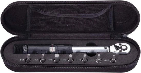 Chiave Torque Multifunzione BTL-73 a Doppia Faccia Nero-Argento 2-14 Nm
