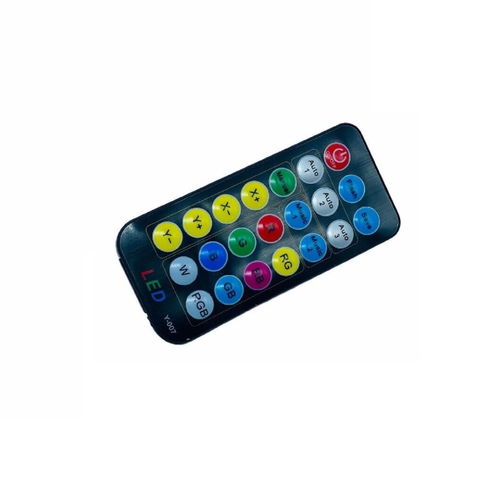 Coppia di teste rotanti Led rgbw con telecomando e mixer 192 canali luci disco mini wash