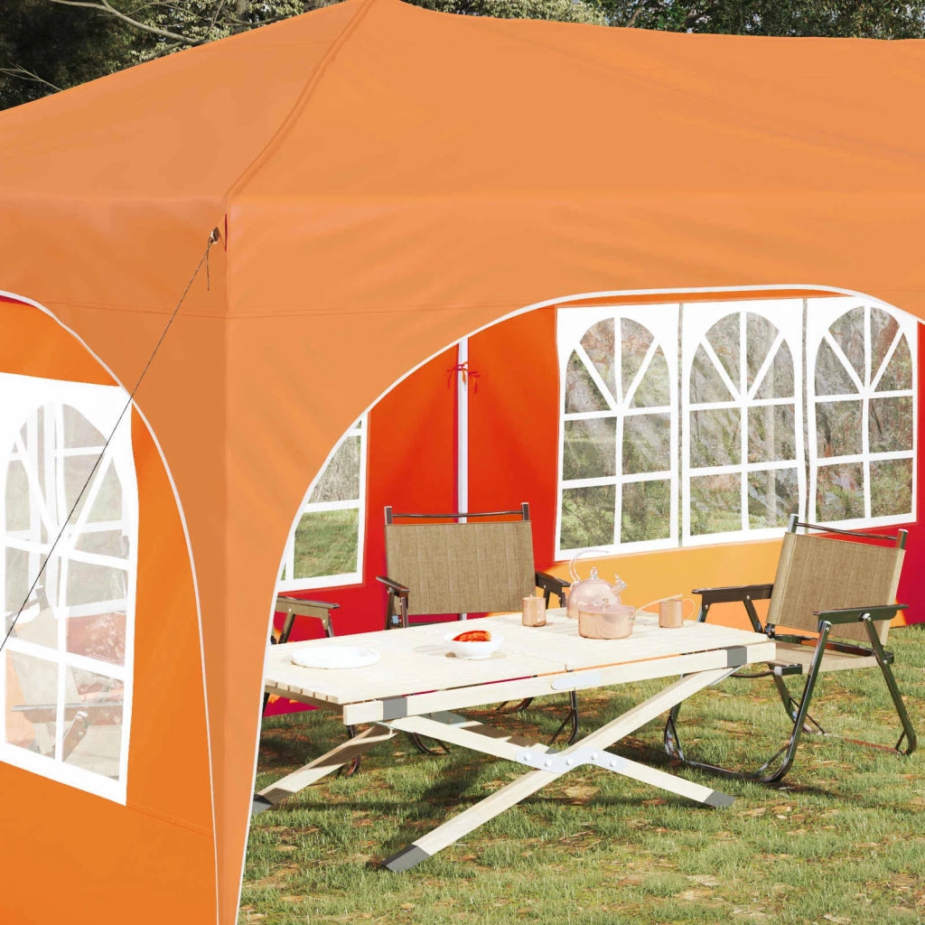 Tenda per feste a pop-up-Gazebo Arancione 575 x 288 x 245 cm 798745