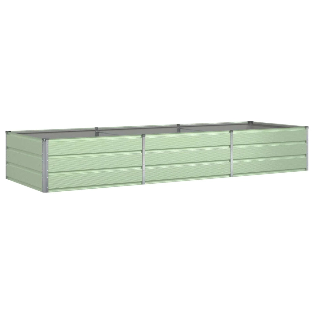 Fioriera Verde Pastello 290 x 100 x 45 cm Acciaio zincato 42018273
