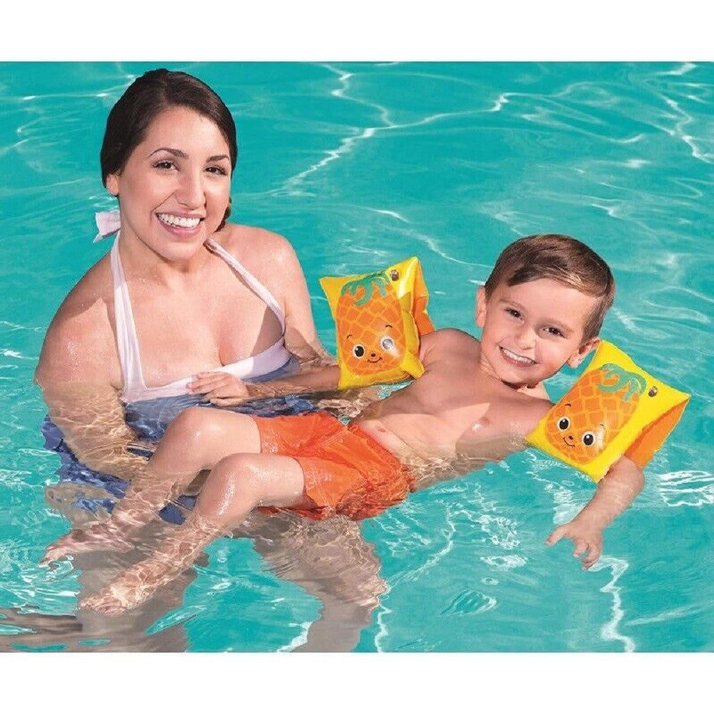 Trade Shop - Braccioli Frutta Per Bambini 23x15cm Nuoto Piscina Mare Modelli Assortiti 32042 -