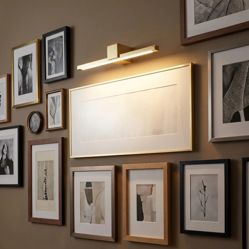 Applique Da Bagno Led Swe043-1w 40cm Gold