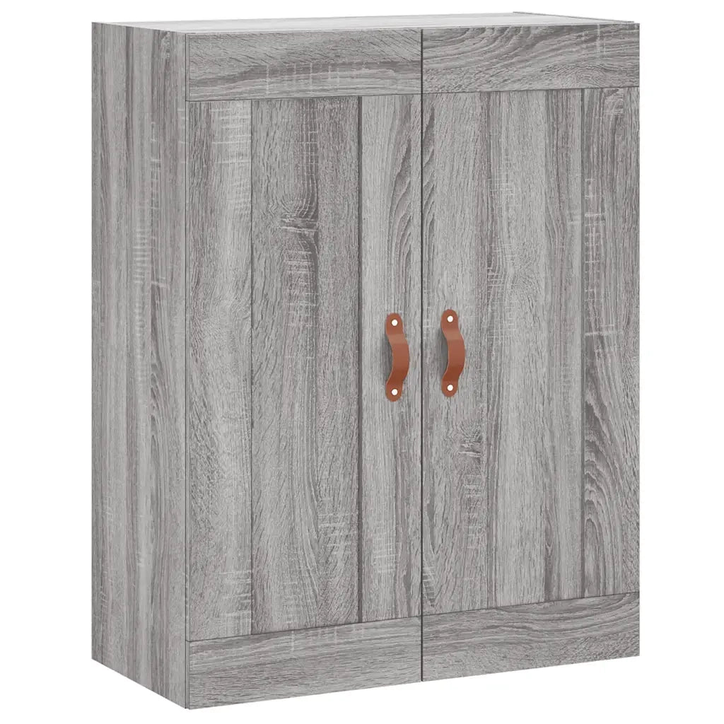Armadietti a Parete 2 pz Grigio Sonoma in Legno Multistrato CFW8069407