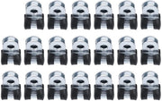 Kit di clip per cavi 20 pezzi - Corrosione resistente - Riciclabile - Clip per cavi - Clip per tubi - Alta qualità acciaio inossidabile 304 - Kit di clip