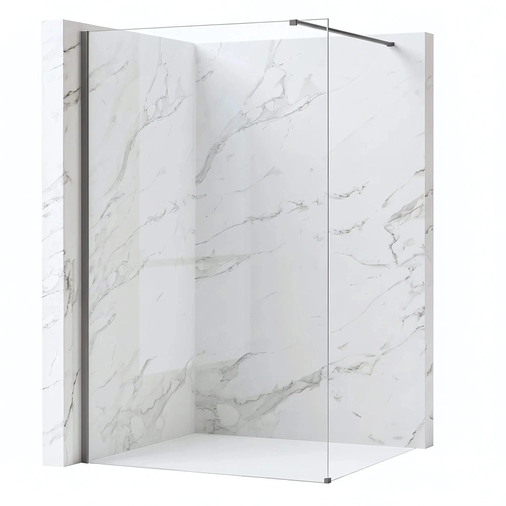 Parete Doccia Rea Flexi Transparent / Titan 110