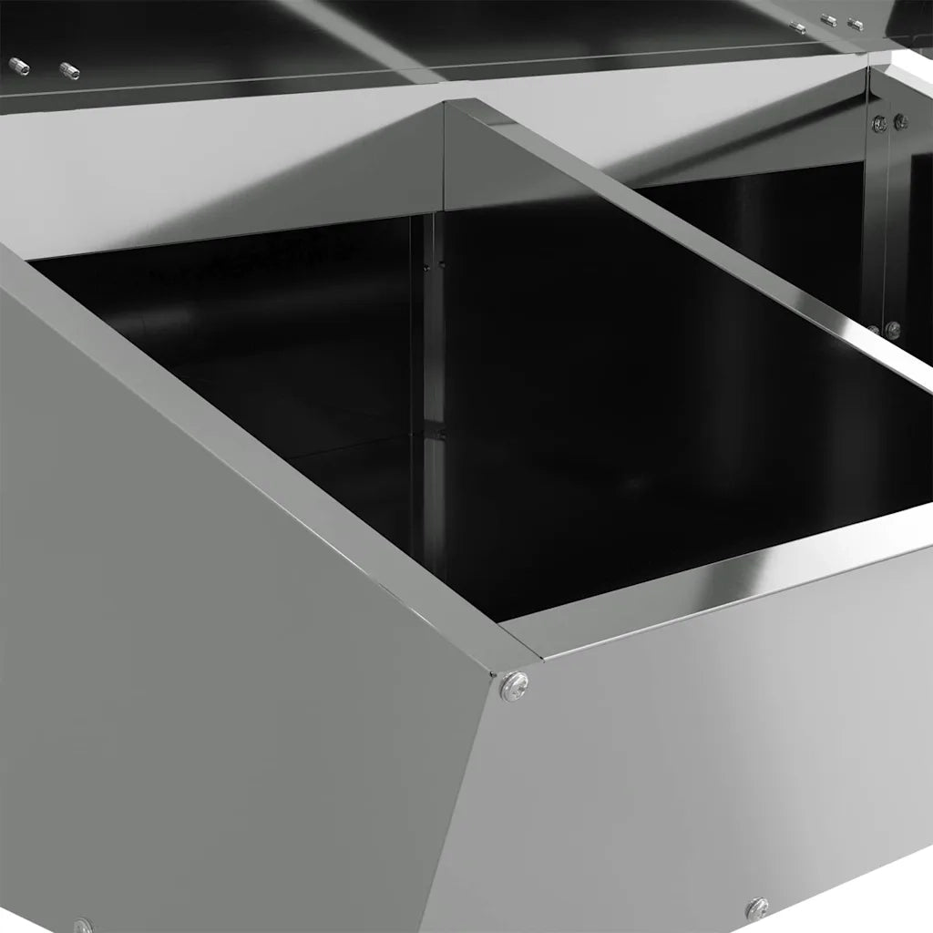 Nutriente per Maiali Argento 82 x 51 x 91,5 cm Acciaio zincato CFW7784795