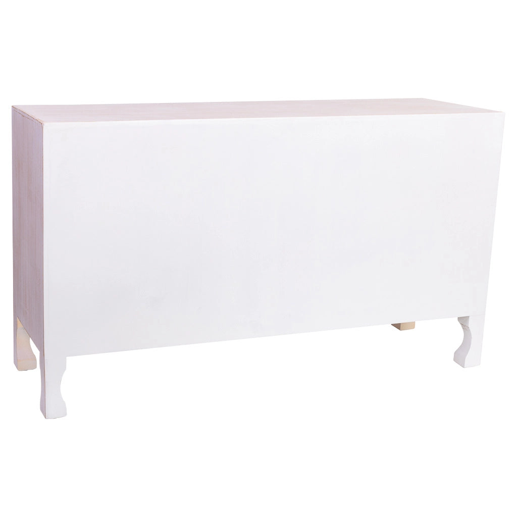 Comò in legno con 6 cassetti 91x28,5x51,5