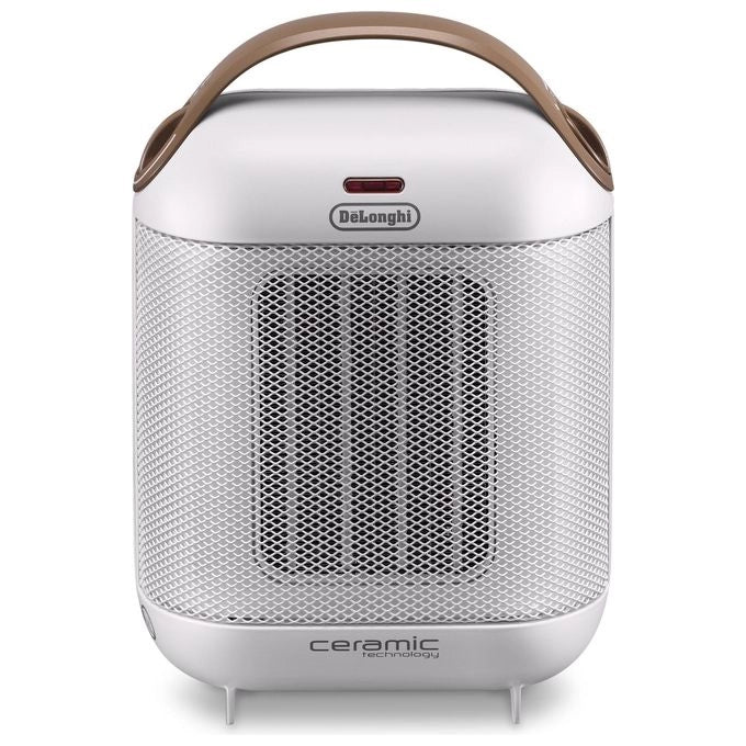De’Longhi Capsule HFX30C18.IW Interno Marrone, Bianco 1800 W Riscaldatore ambiente elettrico con ventilatore