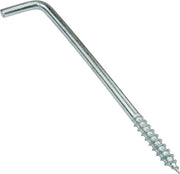 Set di 25 clip L in acciaio zincato Ø 4x71 mm - chiodo a vite autoalimentante in acciaio zincato - argento - per fissaggio di cavi e fili