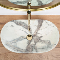 Lavabo Da Appoggio Rea Royal Sand