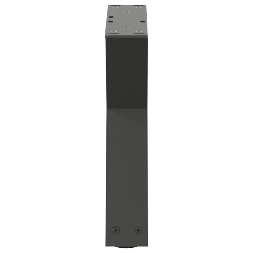 Gambe per tavolino 2 pz-Set di 2 Gamba per Tavolo Antracite 40x(30-31,3) cm Acciaio